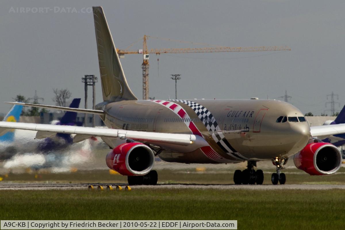 A9C-KB, 1999 Airbus A330-243 C/N 281, departing via RW18W