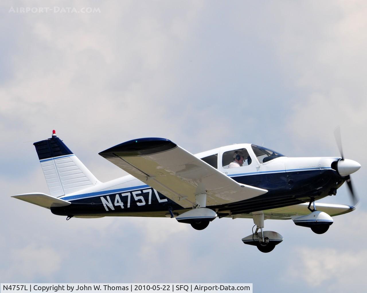 N4757L, 1967 Piper PA-28-180 C/N 28-4087, Virginia Regional Fly-In at Suffolk