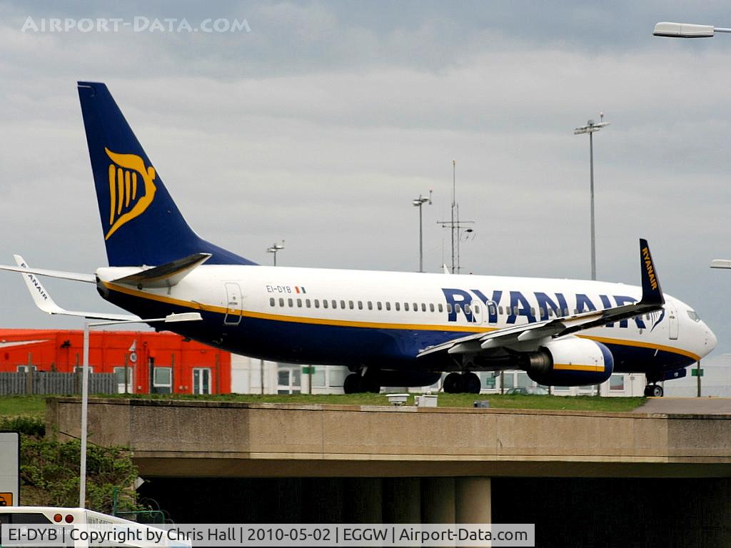 EI-DYB, 2008 Boeing 737-8AS C/N 33633, Ryanair