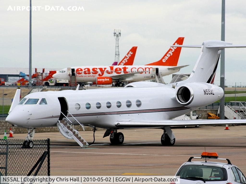 N55AL, 2008 Gulfstream Aerospace GV-SP (G550) C/N 5229, AML Leasing
