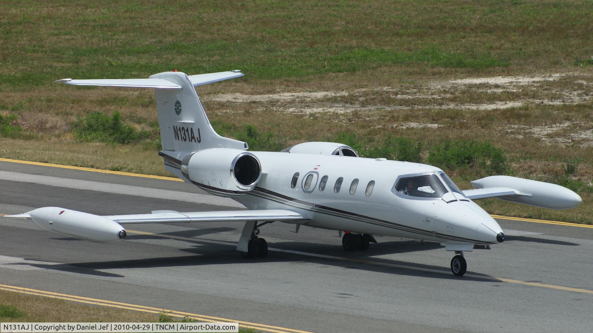 N131AJ, 1981 Gates Learjet 35A C/N 381, N131AJ holding at Alpha for take off