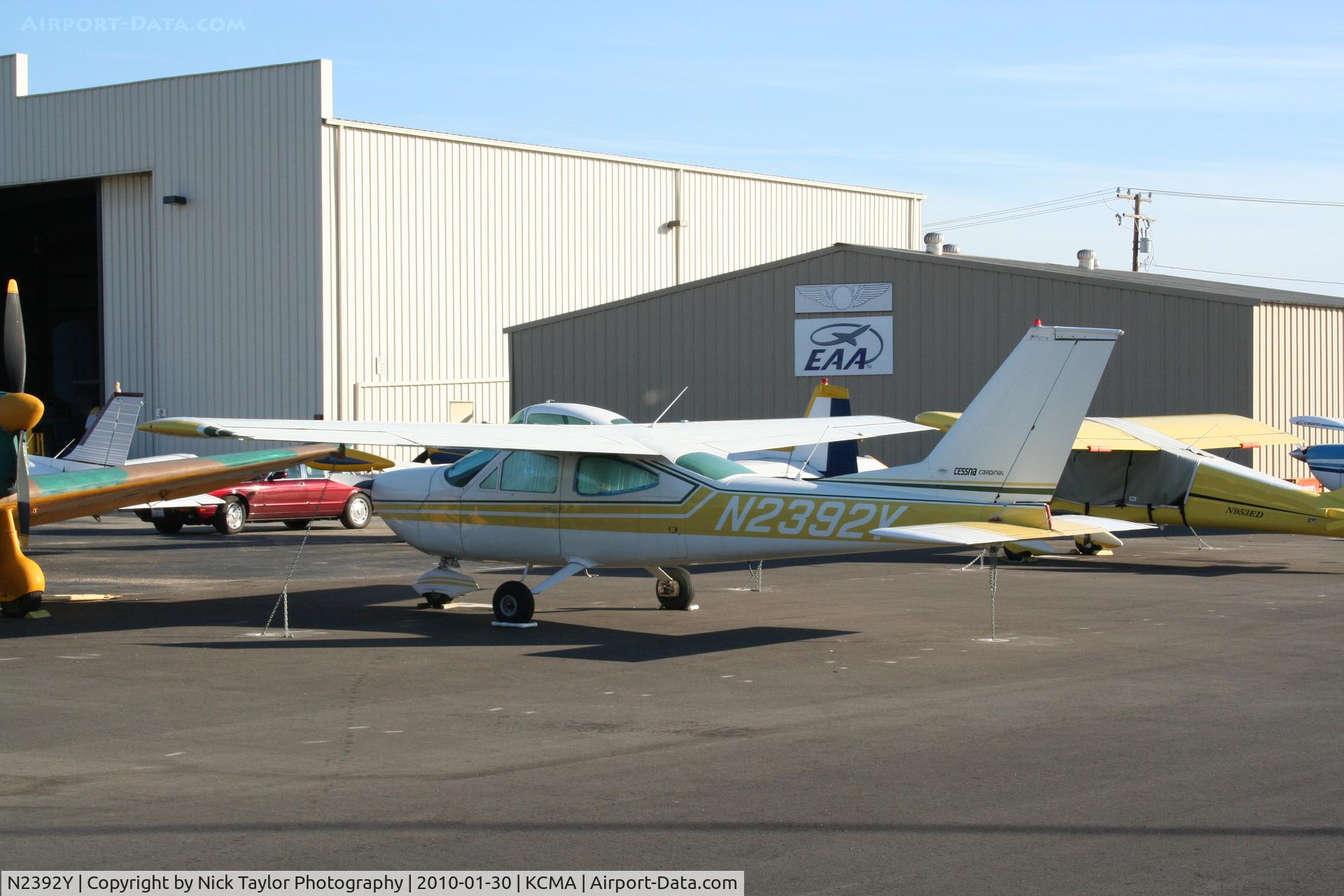 N2392Y, 1967 Cessna 177 Cardinal C/N 17700192, Sitting at CMA