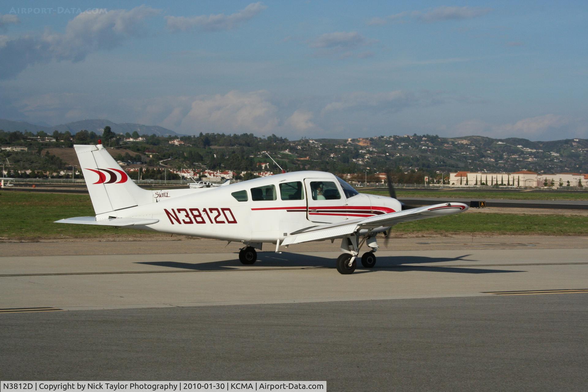 N3812D, 1981 Beech C24R C/N MC-749, Taxiing for takeoff
