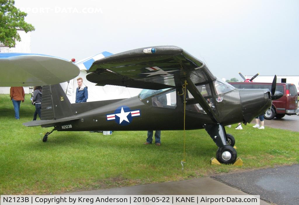 N2123B, 1949 Luscombe T-8F Silvaire C/N 6550, At Blaine Aviation Weekend 2010.