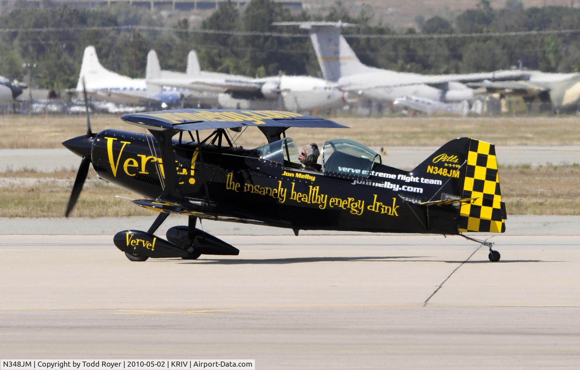 N348JM, 1997 Pitts S-1-11B Super Stinker C/N 4002, March Field Airfest 2010