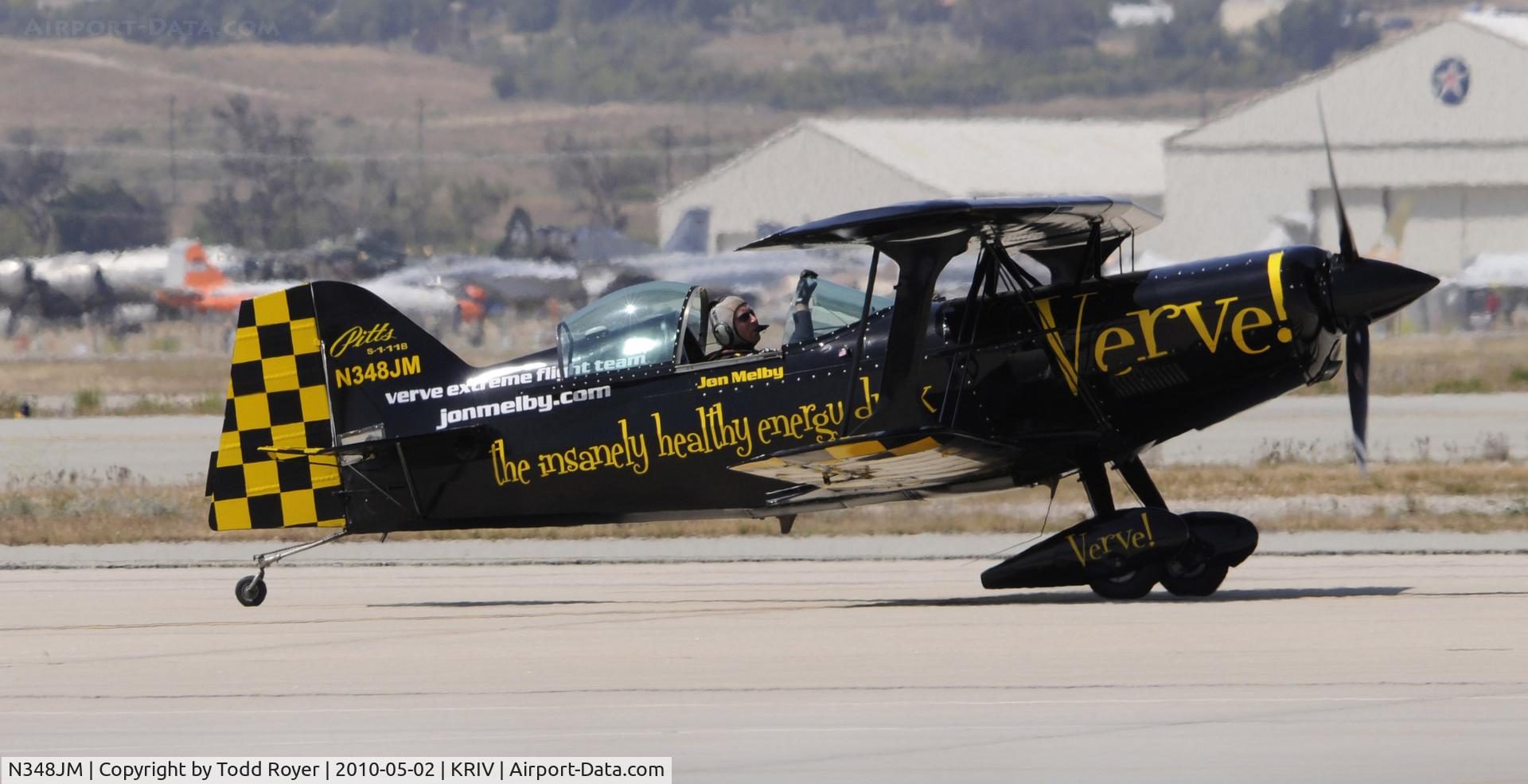 N348JM, 1997 Pitts S-1-11B Super Stinker C/N 4002, March Field Airfest 2010