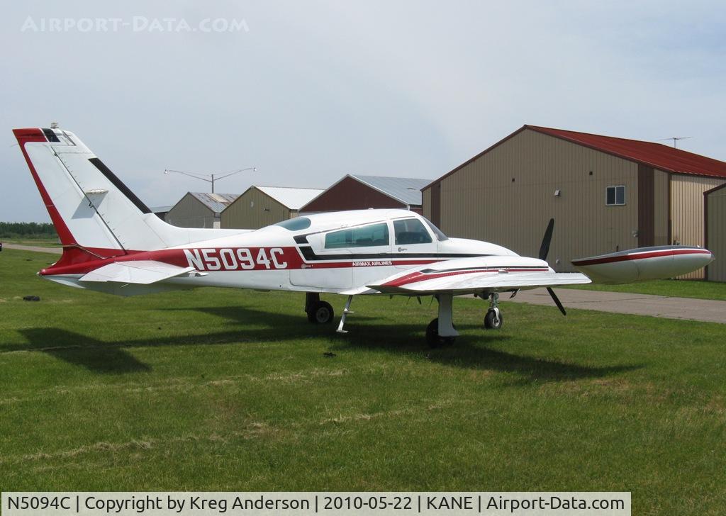 N5094C, 1978 Cessna T310R C/N 310R1417, Parked on a ramp by one of the FBOs.