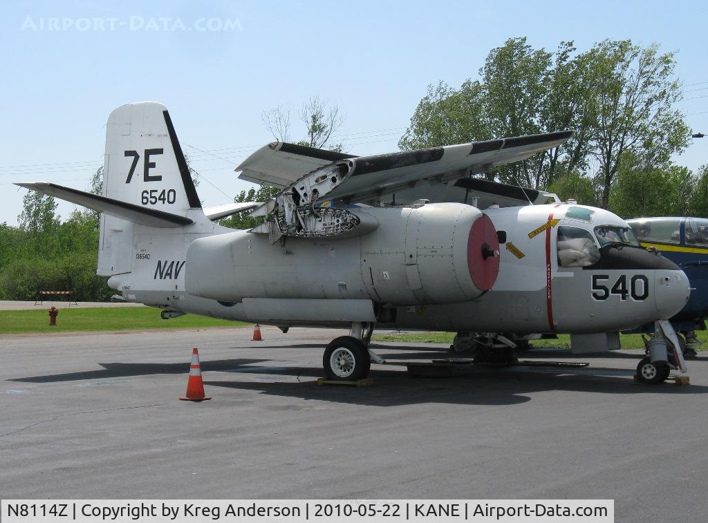 N8114Z, 1957 Grumman S2F-1 Tracker C/N 449, Parked on a ramp by one of the FBOs.