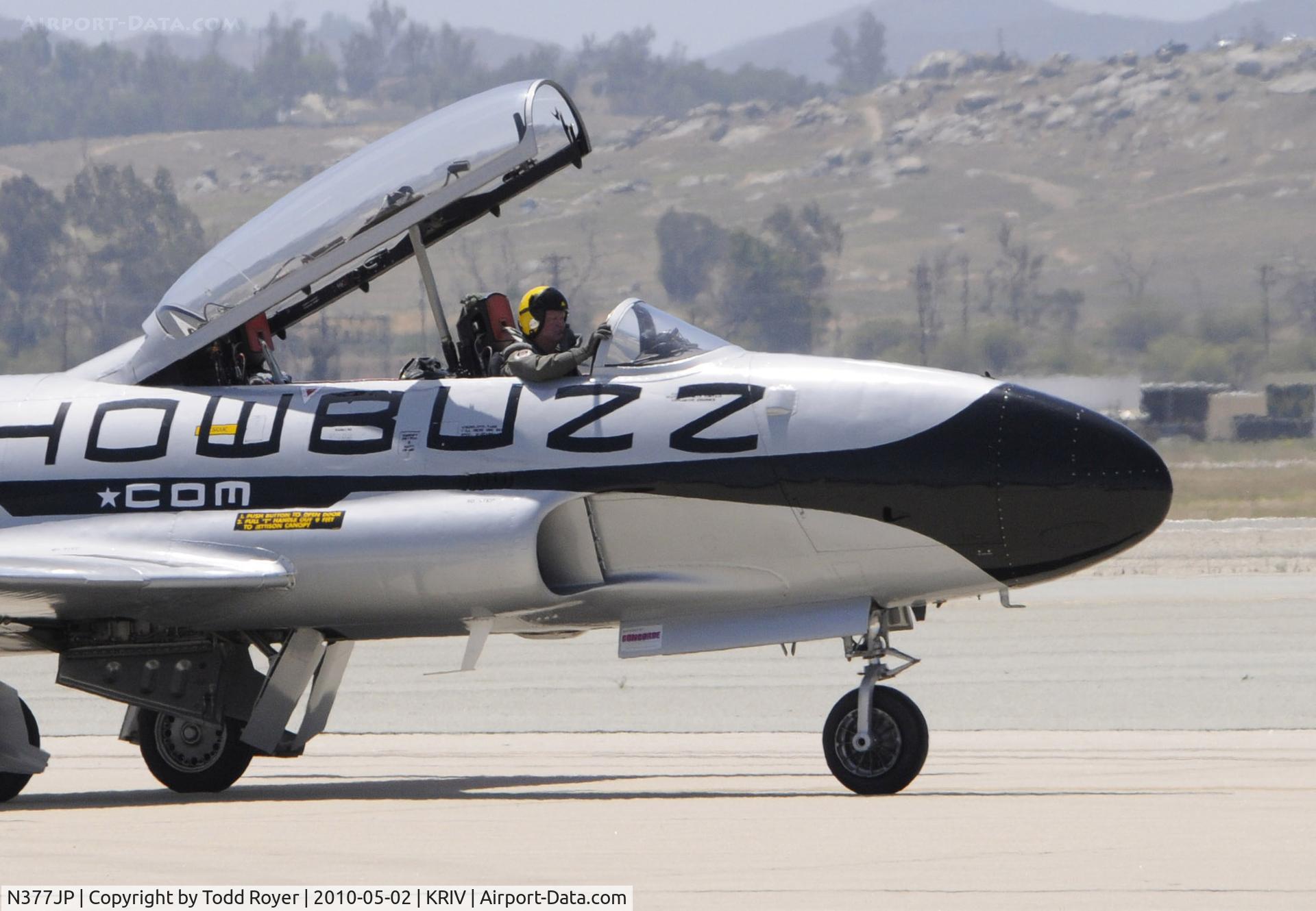 N377JP, Canadair CT-133 Silver Star 3 (CL-30) C/N T33-377, March Field Airfest 2010