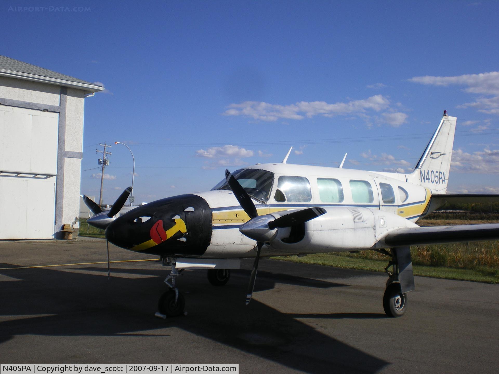 N405PA, 1969 Piper PA-31-310 Navajo C/N 31-424, Scrapped at Villeneuve Airport