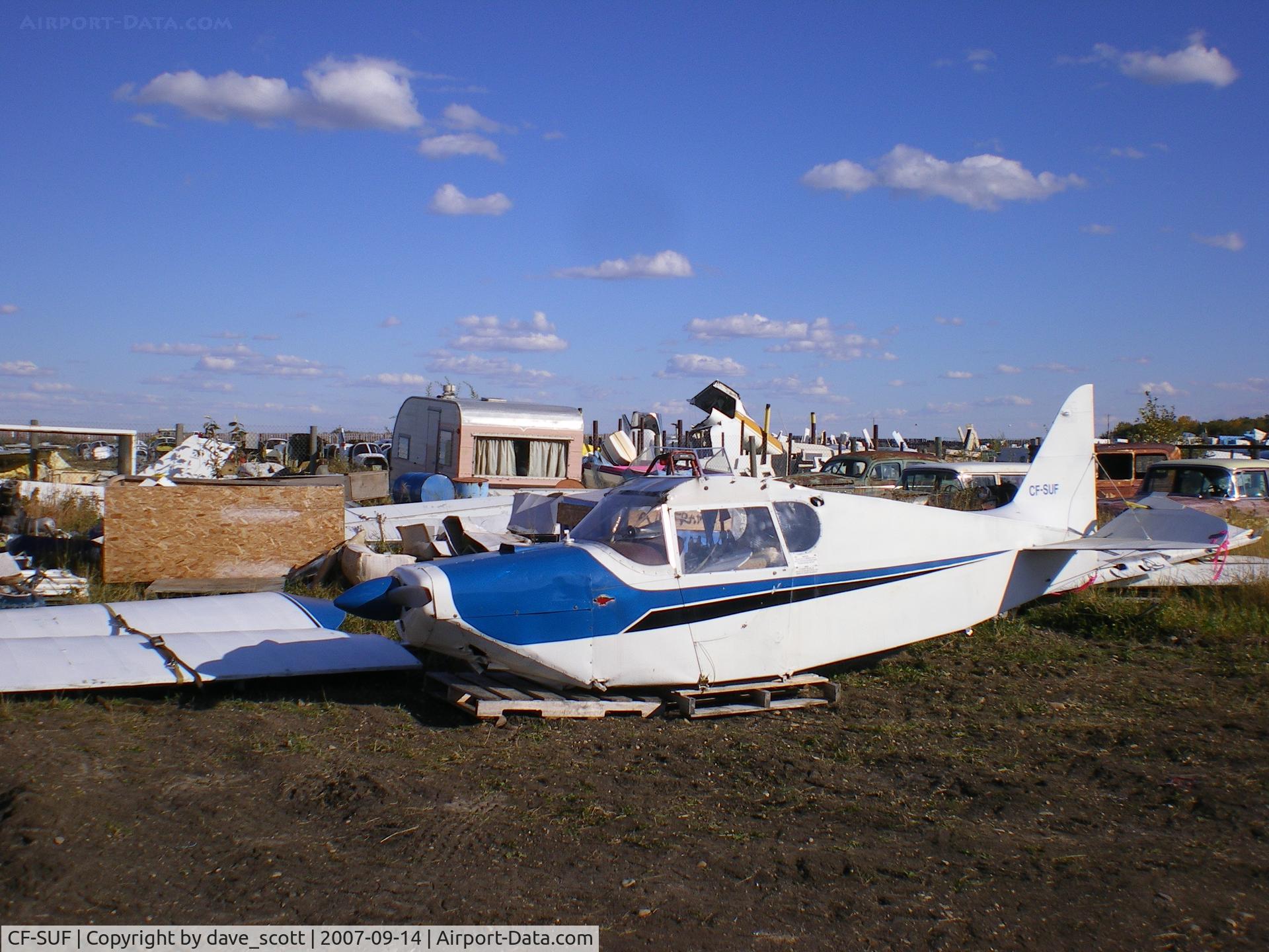 CF-SUF, 1965 Stits SA-7D Skycoupe C/N P463, Went for resale. Villeneuve airport