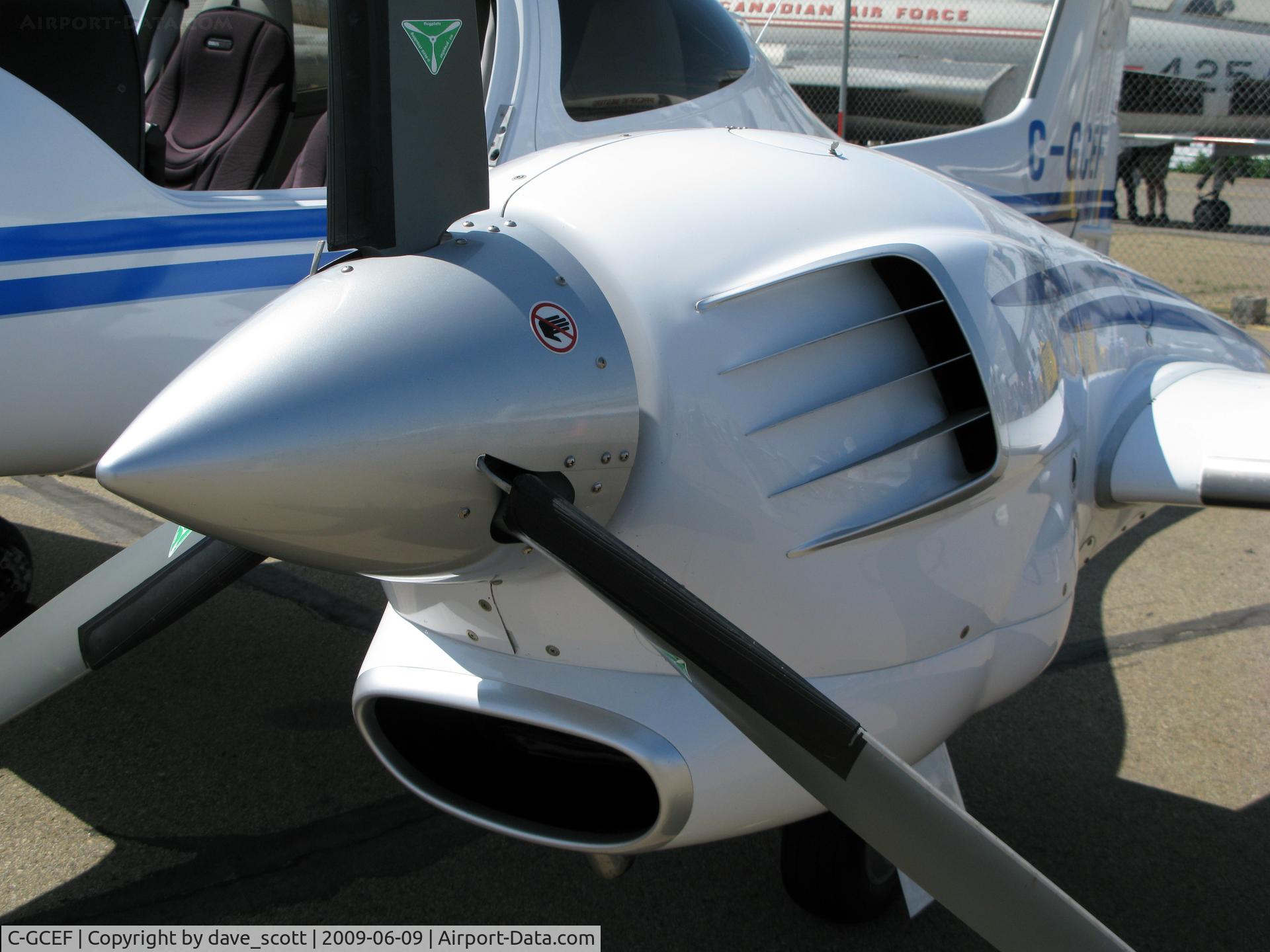 C-GCEF, 2007 Diamond DA-42 Twin Star C/N 42.AC073, Engine Nacelle  detail