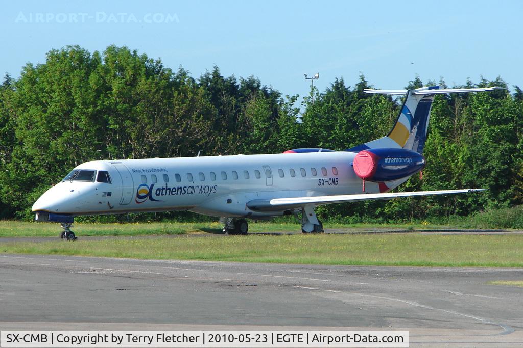 SX-CMB, 1999 Embraer EMB-145EU (ERJ-145EU) C/N 145167, Athens Airways EMB145 at Exeter