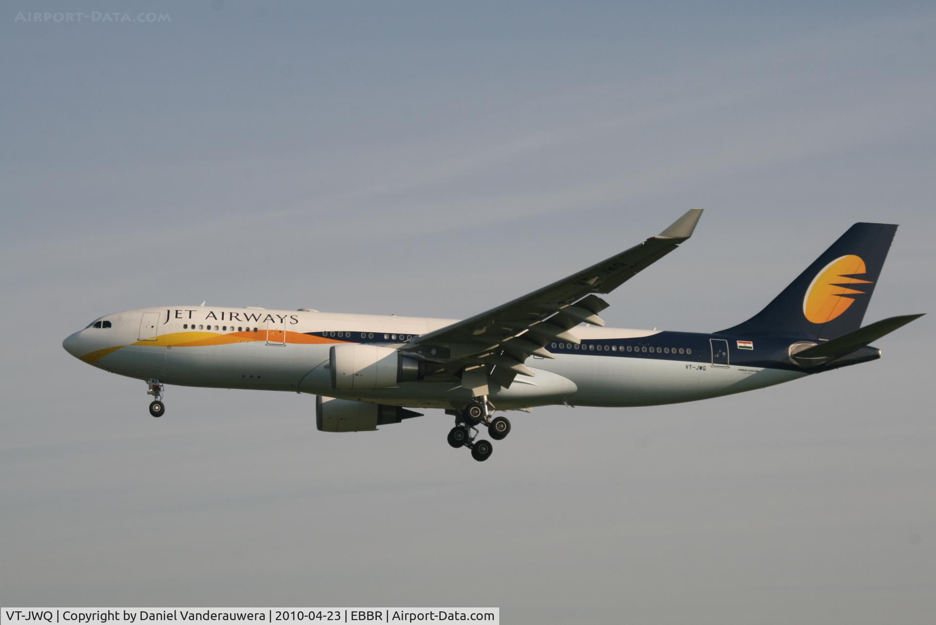 VT-JWQ, 2008 Airbus A330-202 C/N 956, Arrival of flight 9W228 to RWY 25L