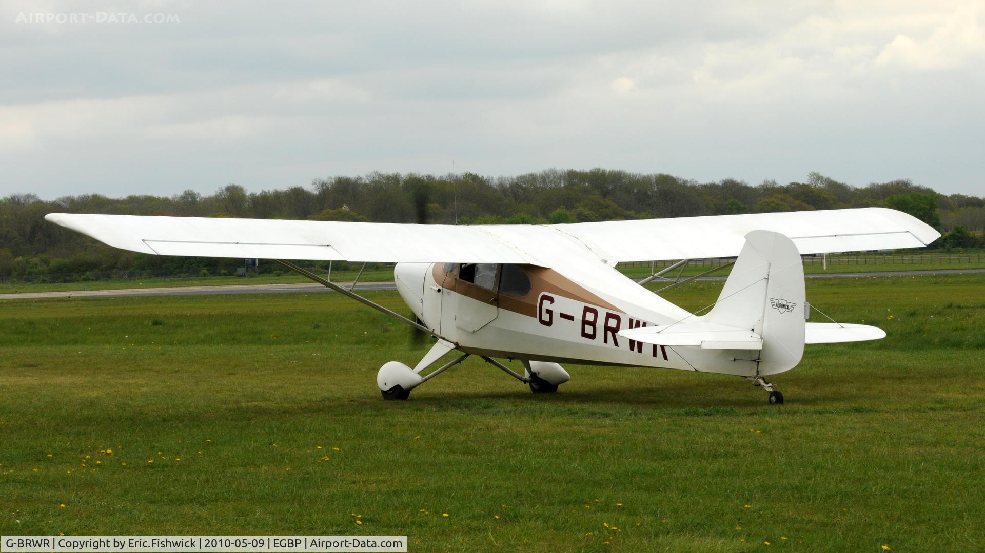 G-BRWR, 1946 Aeronca 11AC Chief Chief C/N 11AC-1319, G-BRWR at Kemble Airport (Great Vintage Flying Weekend)