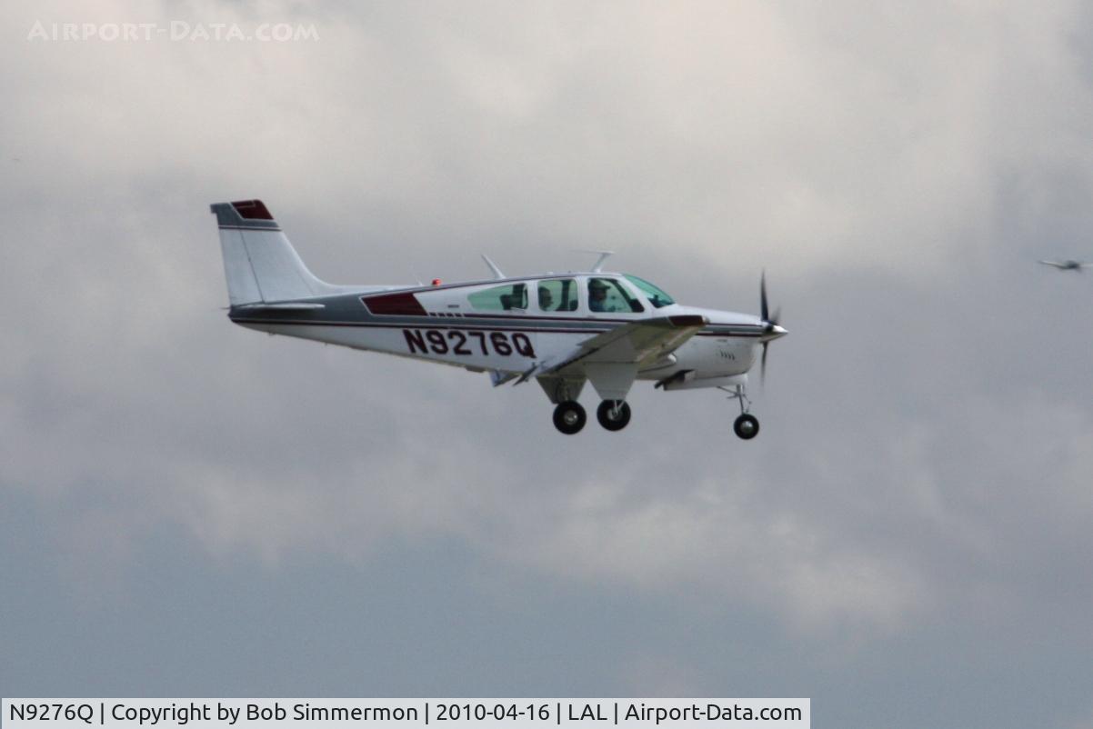 N9276Q, 1971 Beech F33A Bonanza C/N CE-342, Arriving at Lakeland, FL during Sun N Fun 2010.