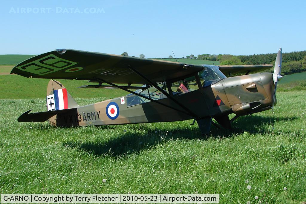 G-ARNO, 1948 Beagle A-61 Terrier 1 C/N 3722, 1948 Beagle-auster Aircraft Ltd BEAGLE AUSTER A.61 wears Serial XV113 at Eggesford