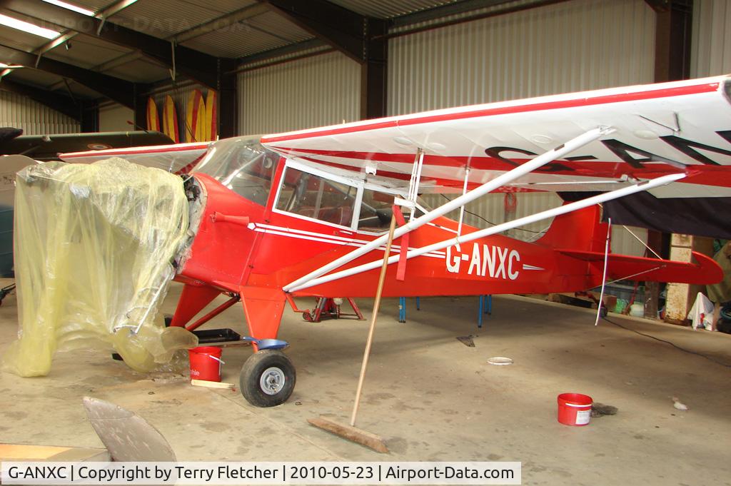 G-ANXC, 1953 Auster J-5R Alpine C/N 3135, 1953 Auster Aircraft Ltd AUSTER J5R at Eggesford