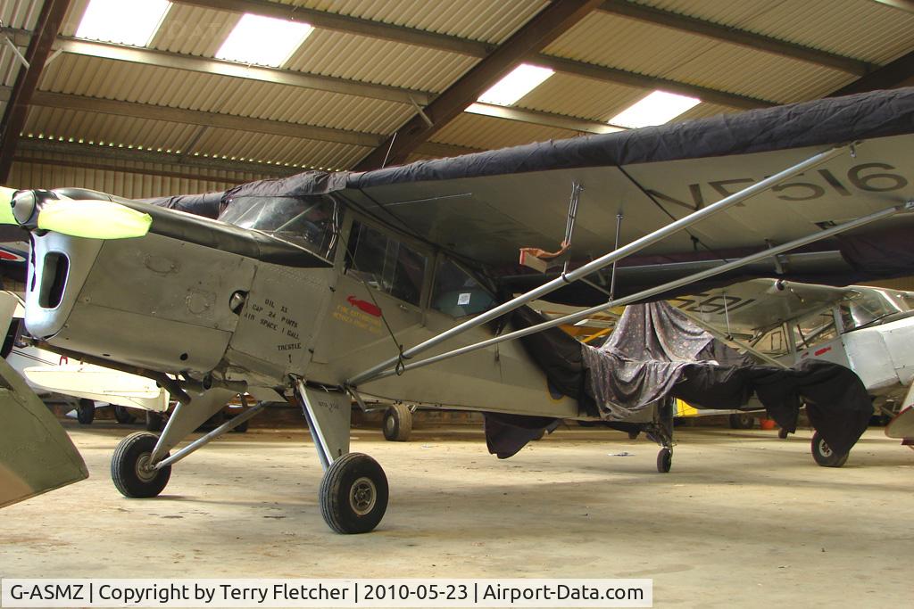 G-ASMZ, 1963 Beagle A-61 Terrier 2 C/N B.629, 1963 Beagle Aircraft Ltd BEAGLE A.61 SERIES 2, c/n: B.629 waers Serial VF516