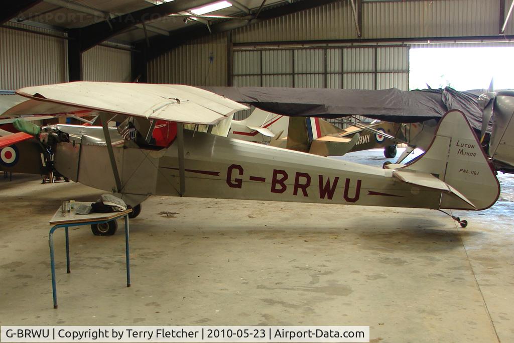 G-BRWU, 1990 Luton LA-4A Minor C/N PFA 1141, 1990 Webber Rb And Pike Pk LUTON LA4A MINOR at Eggesford