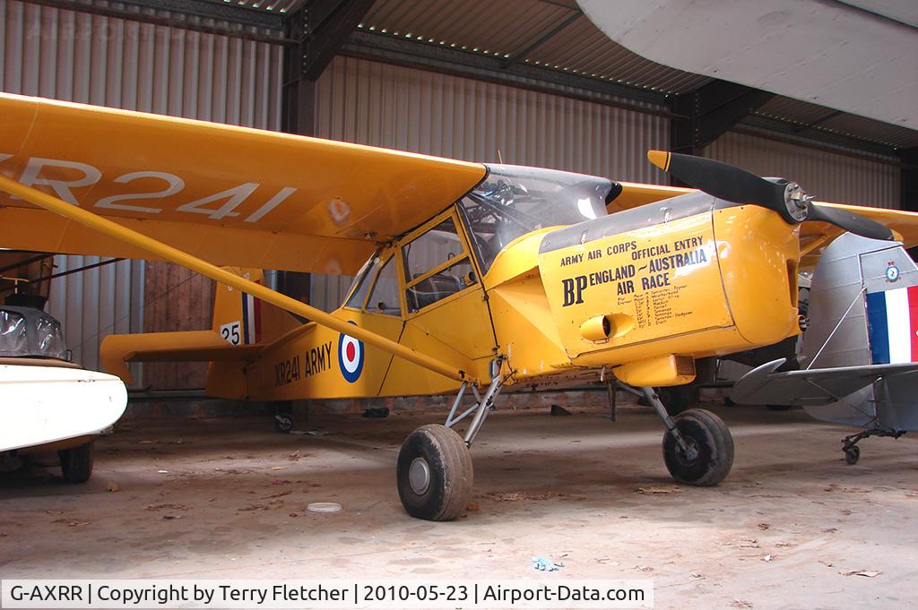 G-AXRR, 1962 Auster AOP.9 C/N AUS/178, 1962 Auster Aircraft Ltd AUSTER AOP.9 at Eggesford marked XR241