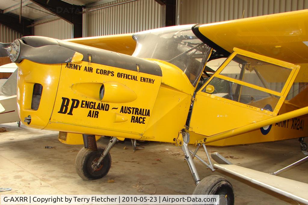 G-AXRR, 1962 Auster AOP.9 C/N AUS/178, 1962 Auster Aircraft Ltd AUSTER AOP.9 at Eggesford marked XR241