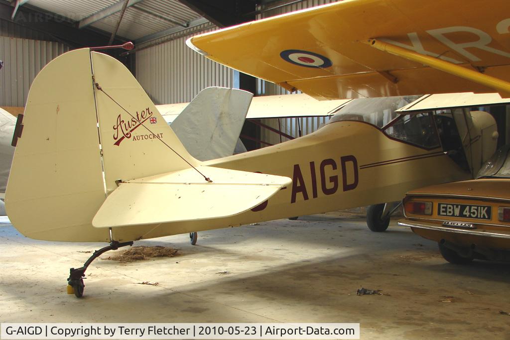 G-AIGD, 1946 Auster J-1 Autocrat C/N 2186, 1946 Auster Aircraft Ltd AUSTER 5J1 at Eggesford