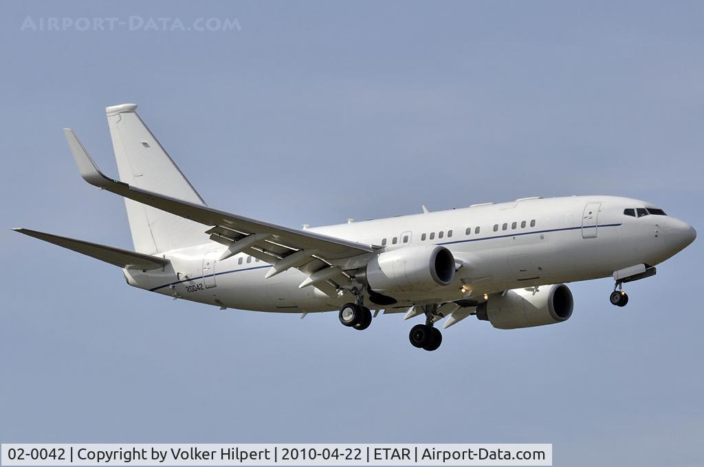 02-0042, 2003 Boeing C-40B (737-7FD BBJ) C/N 33500, at RMS