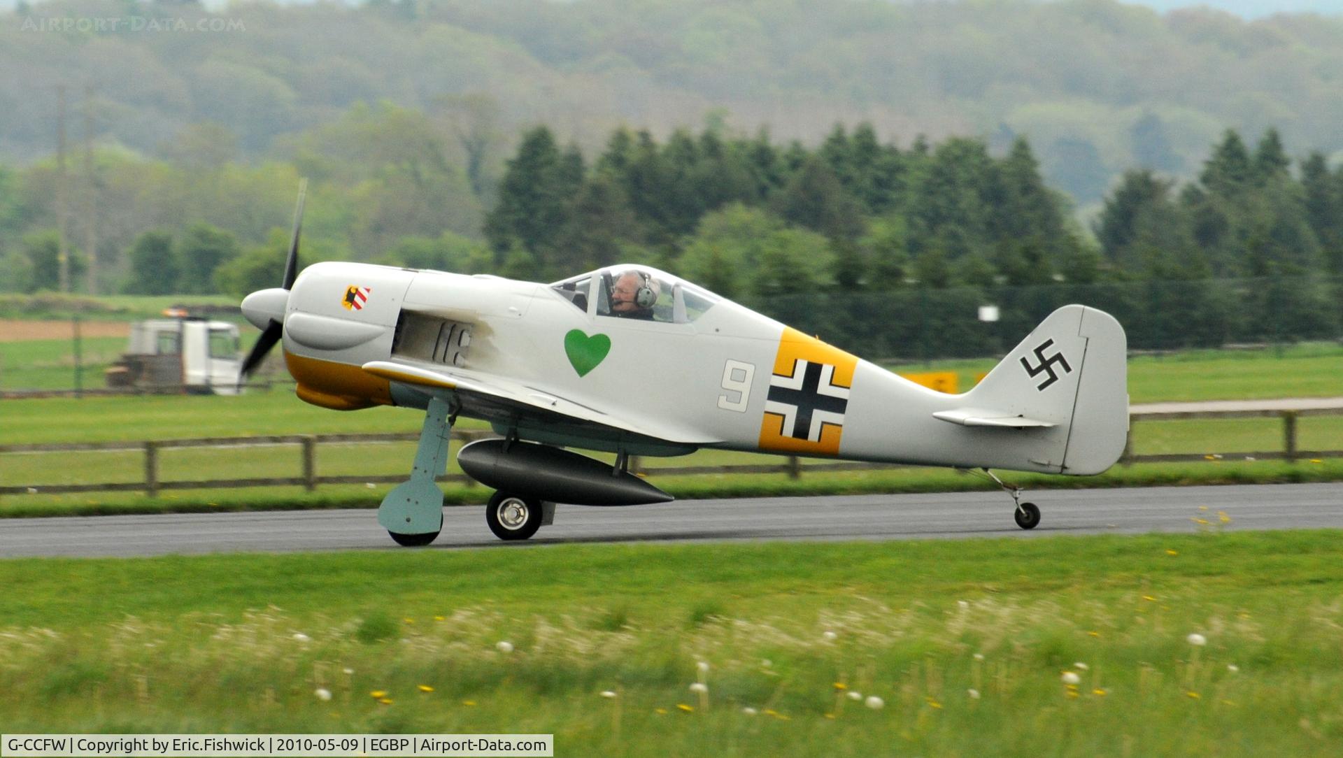 G-CCFW, 2003 WAR Focke-Wulf 190 C/N PFA 081-12729, 1. G-CCFW at Kemble Airport (Great Vintage Flying Weekend)