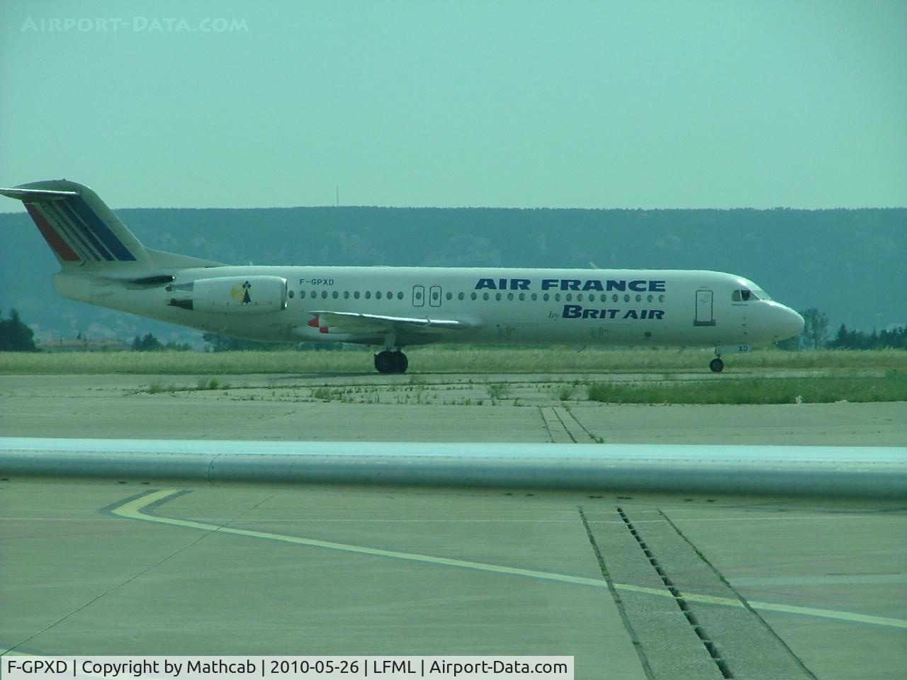 F-GPXD, 1995 Fokker 100 (F-28-0100) C/N 11494, Fokker F28