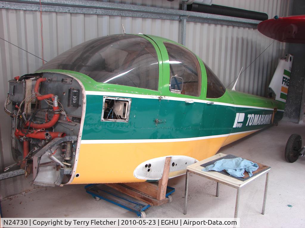 N24730, Piper PA-38-112 Tomahawk C/N 3880A0004, Piper PA-38-112 fuselage remains at Eaglescott , Devon (UK) - despite 1991 canx from US Register - no UK marks taken up