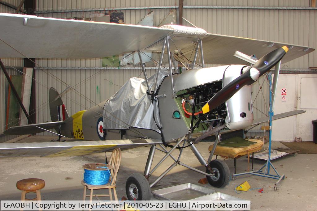 G-AOBH, 1941 De Havilland DH-82A Tiger Moth II C/N 83818, 1941 Morris Motors Ltd DH82A TIGER MOTH - wears Serial NL750 - at Eaglescott , Devon (UK)