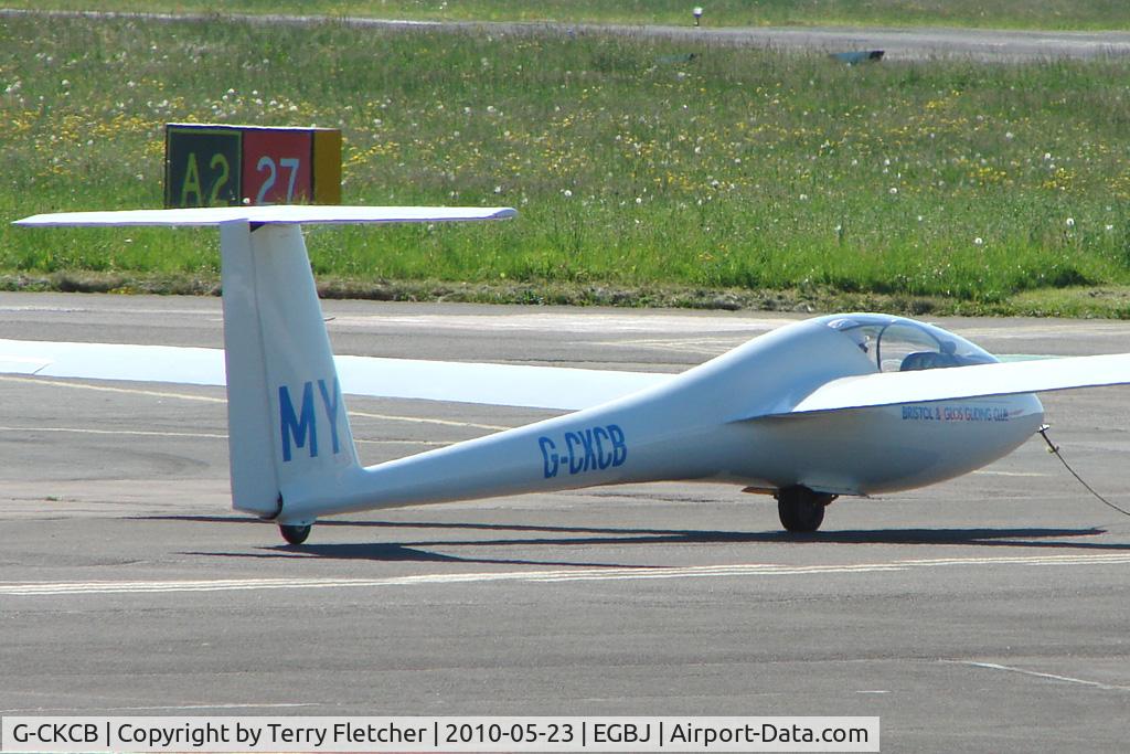 G-CKCB, 1990 Rolladen-Schneider LS-4a C/N 4776, Glider at Staverton