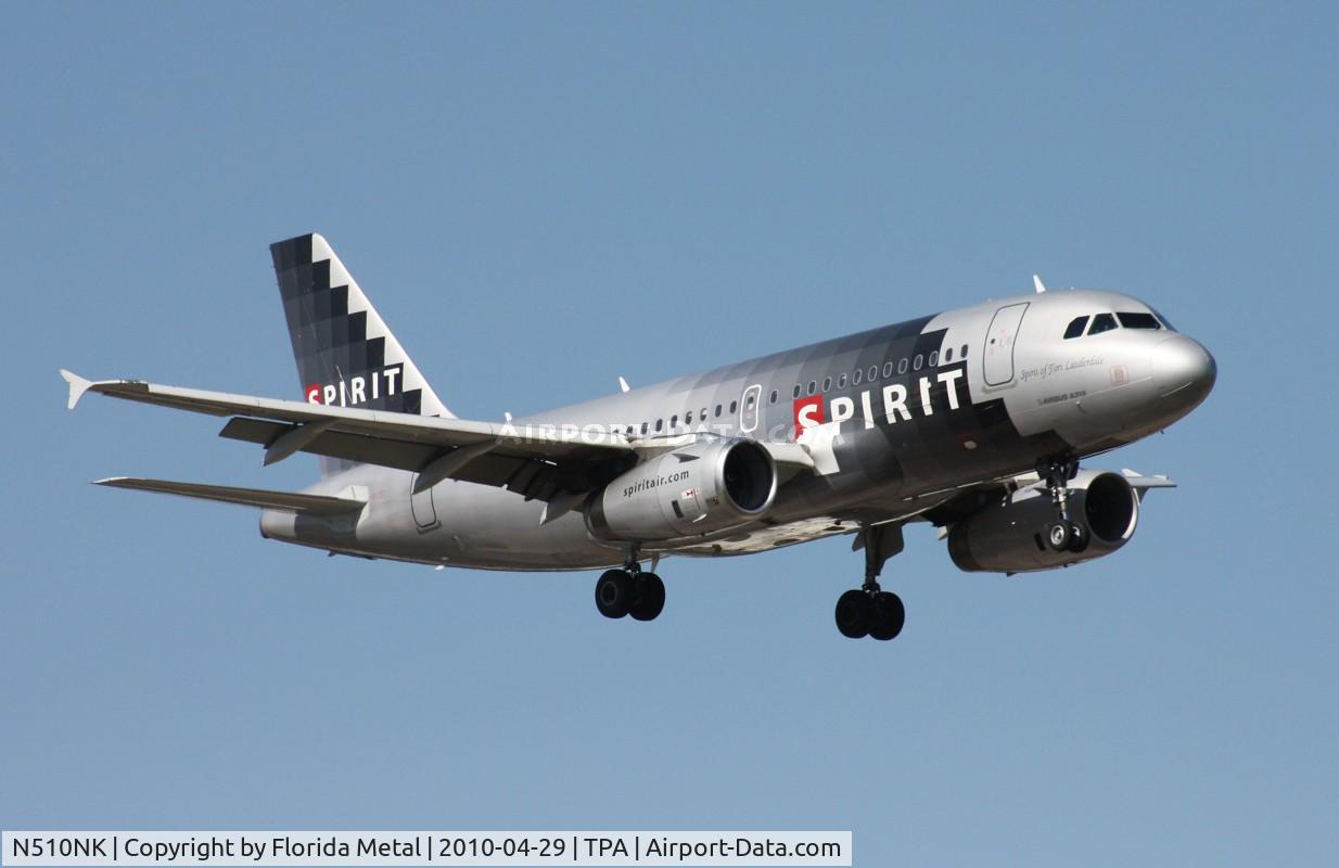 N510NK, 2005 Airbus A319-132 C/N 2622, Spirit A319