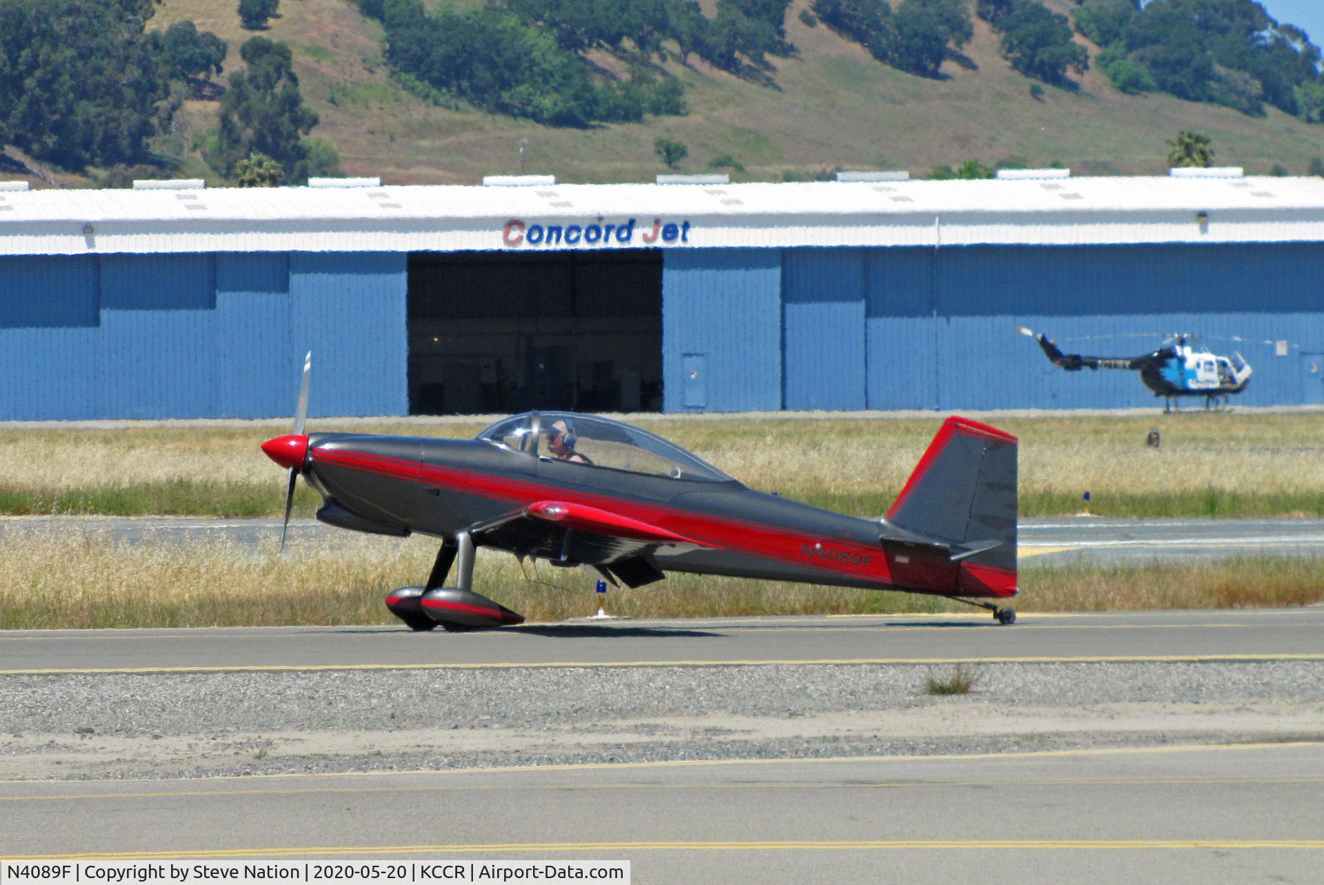 N4089F, 2002 Vans RV-8 C/N 81452, 2002 VANS RV-8 arriving from KWVI (Watsonville)