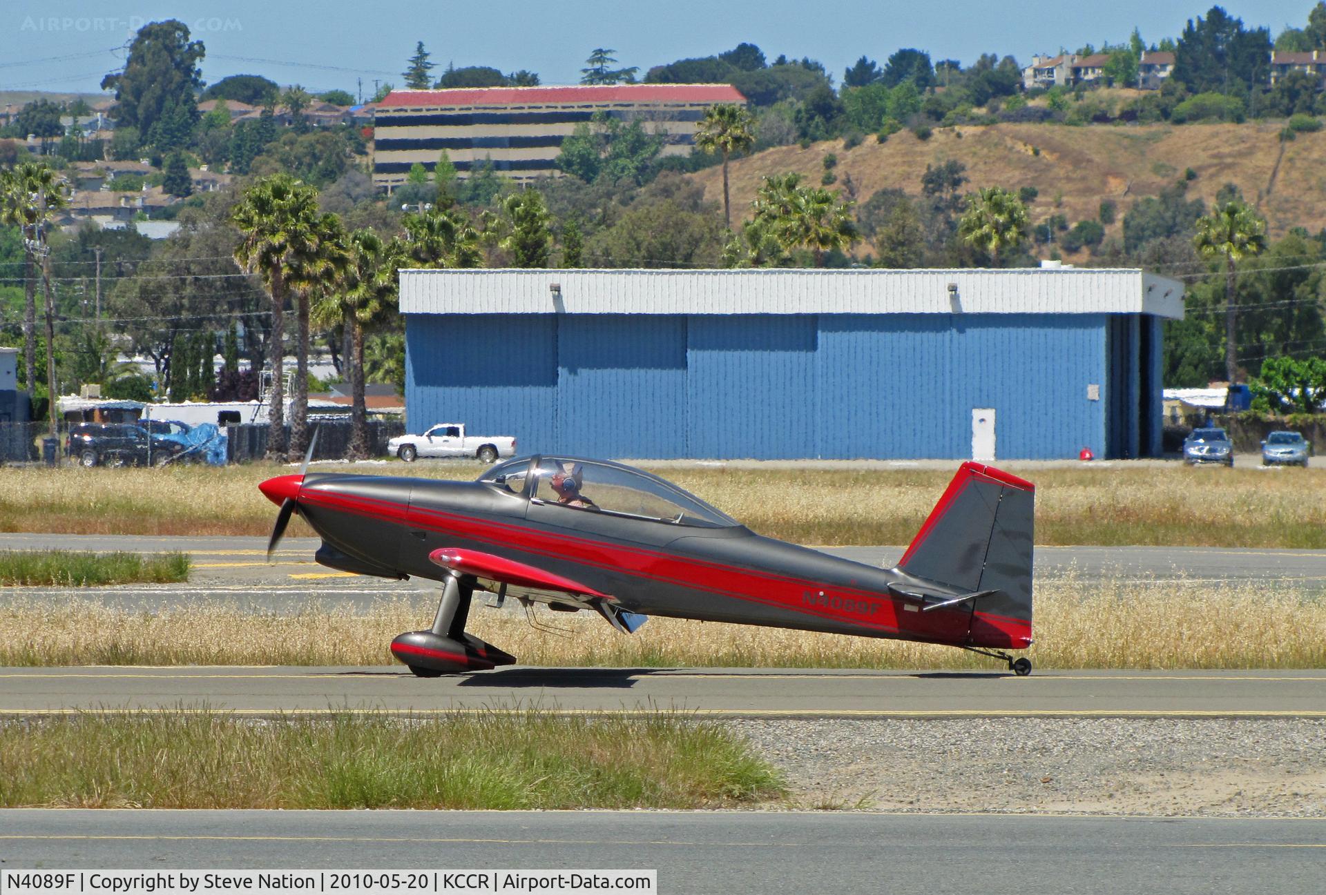 N4089F, 2002 Vans RV-8 C/N 81452, 2002 VANS RV-8 arriving from KWVI (Watsonville)