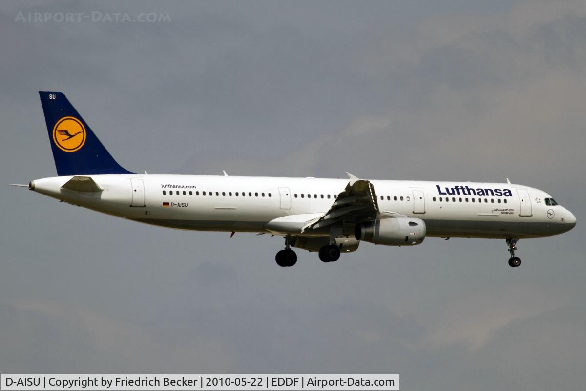 D-AISU, 2009 Airbus A321-231 C/N 4016, on final RW07R
