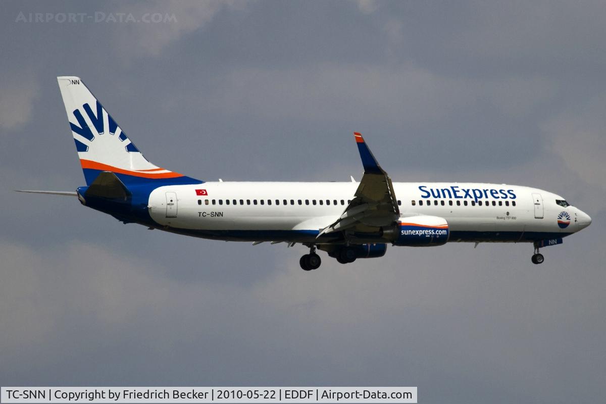 TC-SNN, 2010 Boeing 737-8HC C/N 40775, on final RW07R
