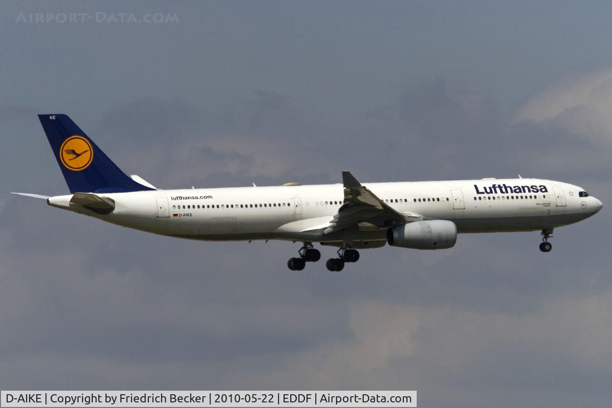 D-AIKE, 2004 Airbus A330-343X C/N 636, on final RW07R