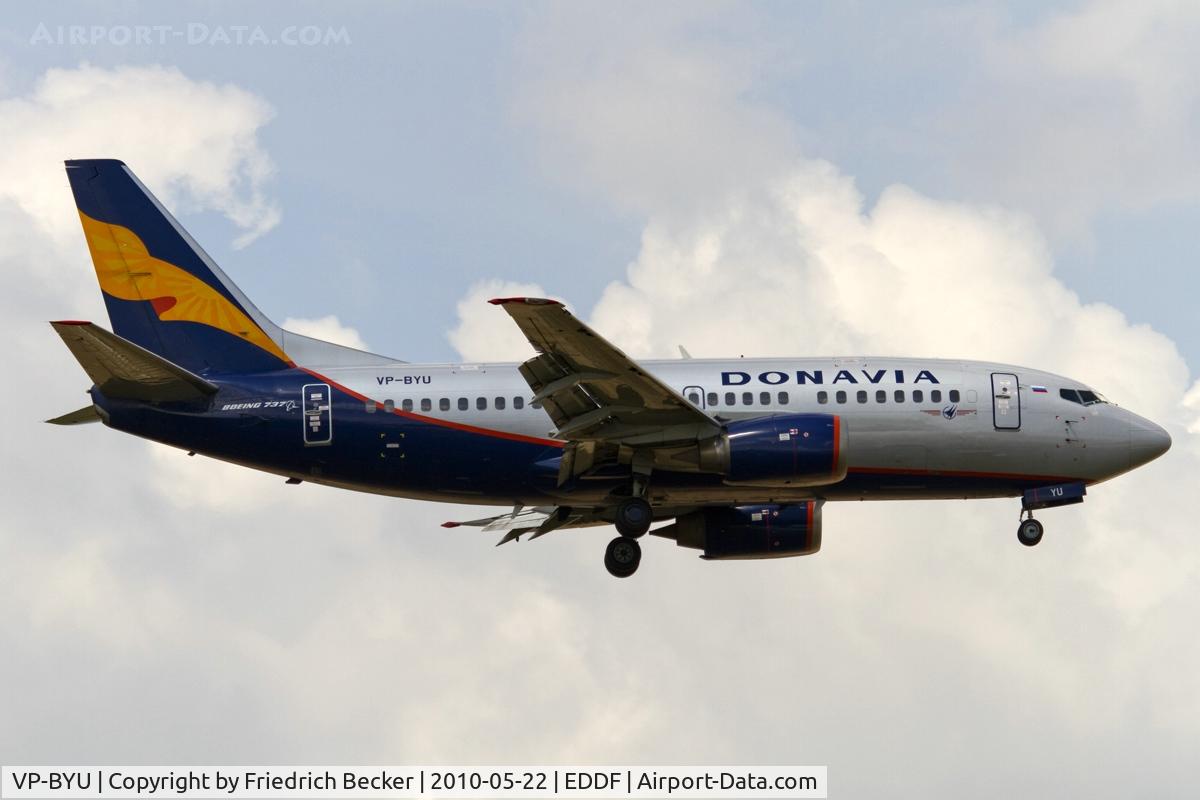 VP-BYU, 1991 Boeing 737-5Q8 C/N 25167, on final RW07R