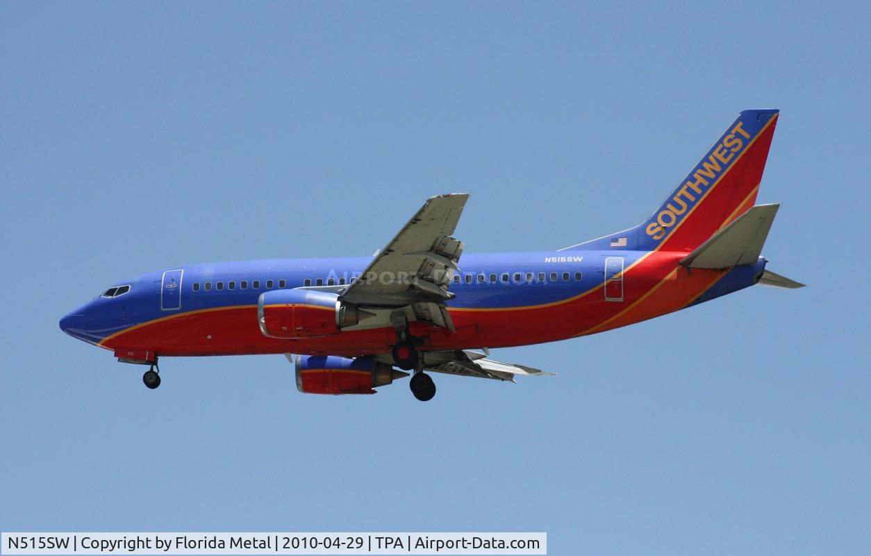 N515SW, 1991 Boeing 737-5H4 C/N 25154, Southwest 737-500
