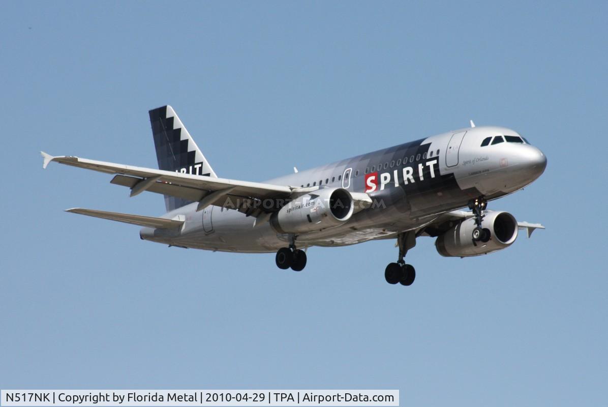 N517NK, 2006 Airbus A319-132 C/N 2711, Spirit A319
