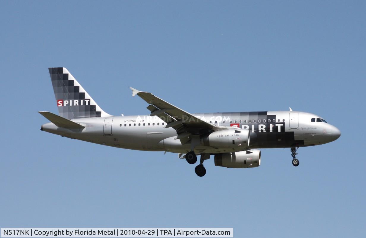 N517NK, 2006 Airbus A319-132 C/N 2711, Spirit A319