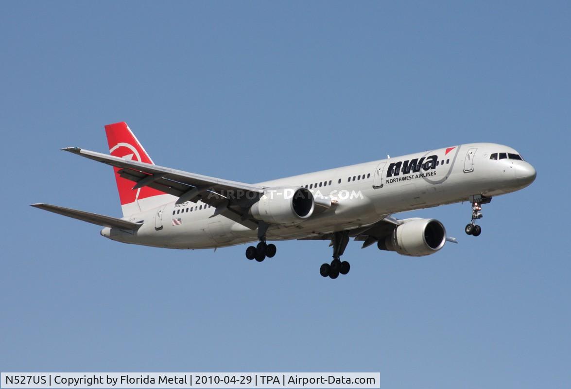 N527US, 1987 Boeing 757-251 C/N 23842, Northwest 757-200