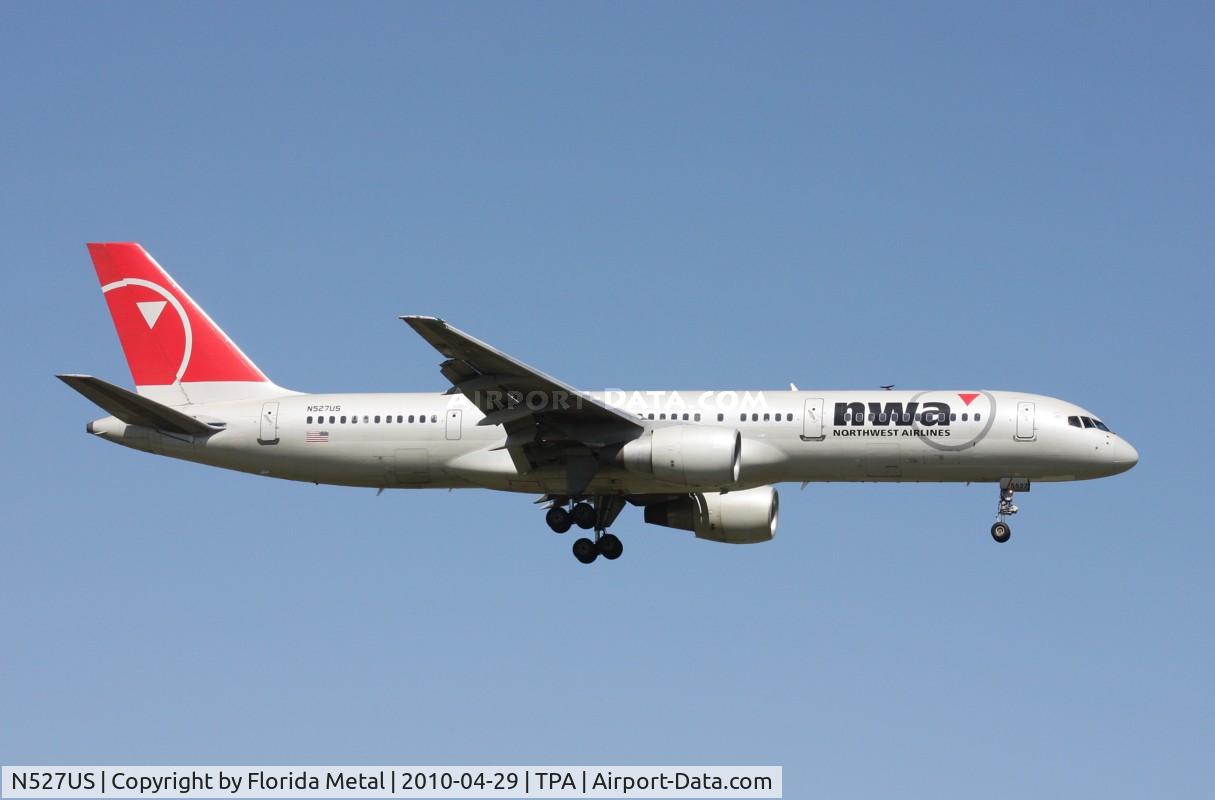 N527US, 1987 Boeing 757-251 C/N 23842, Northwest 757-200
