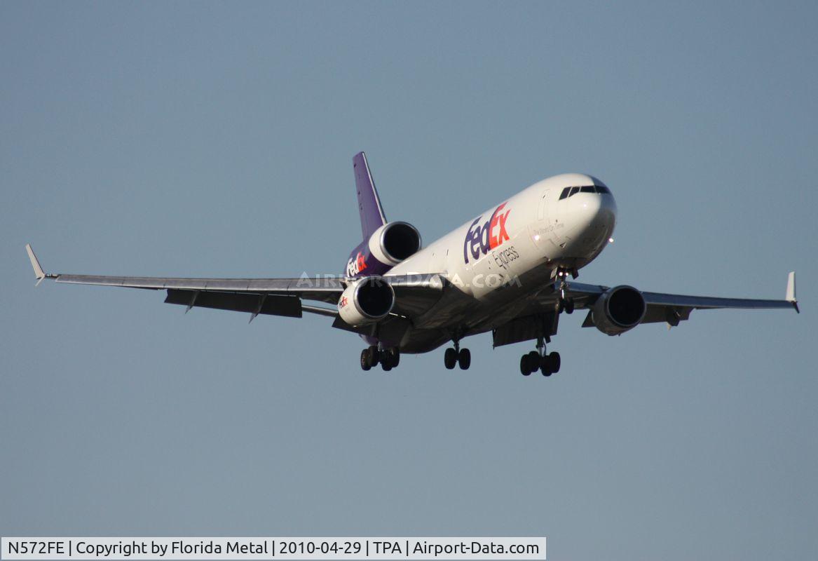 N572FE, 2003 McDonnell Douglas MD-11F C/N 48755, Fed Ex MD-11