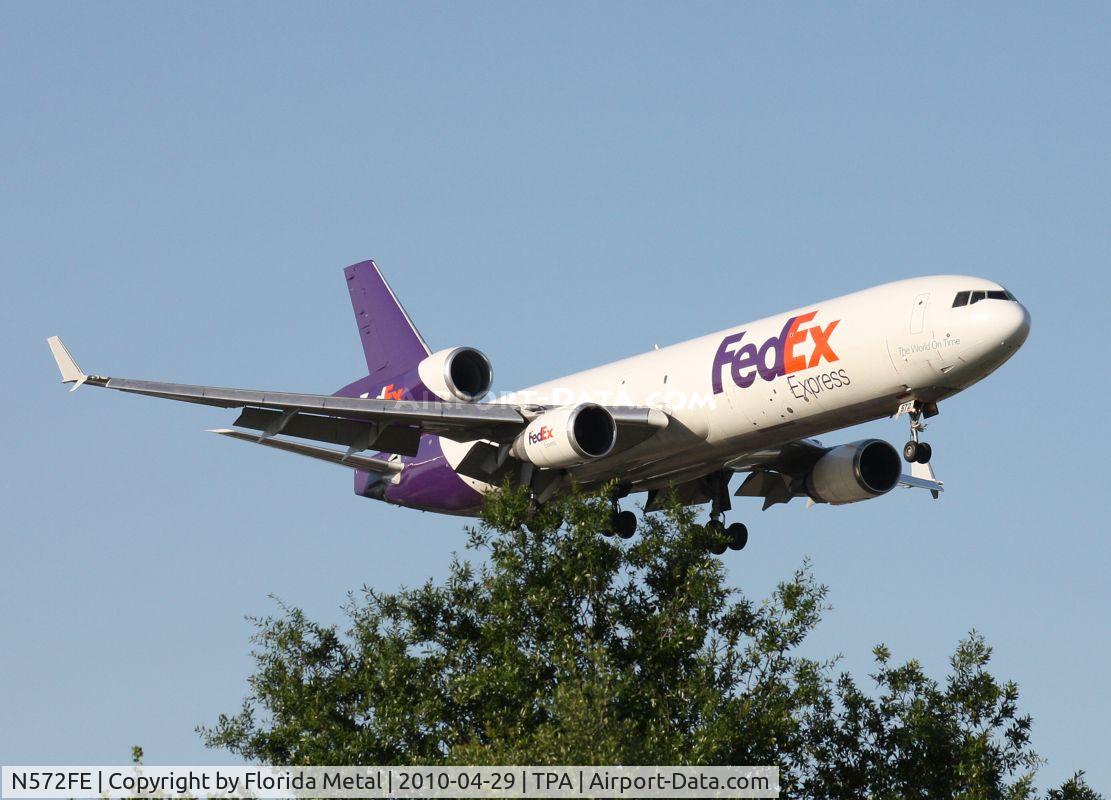 N572FE, 2003 McDonnell Douglas MD-11F C/N 48755, Fed Ex MD-11