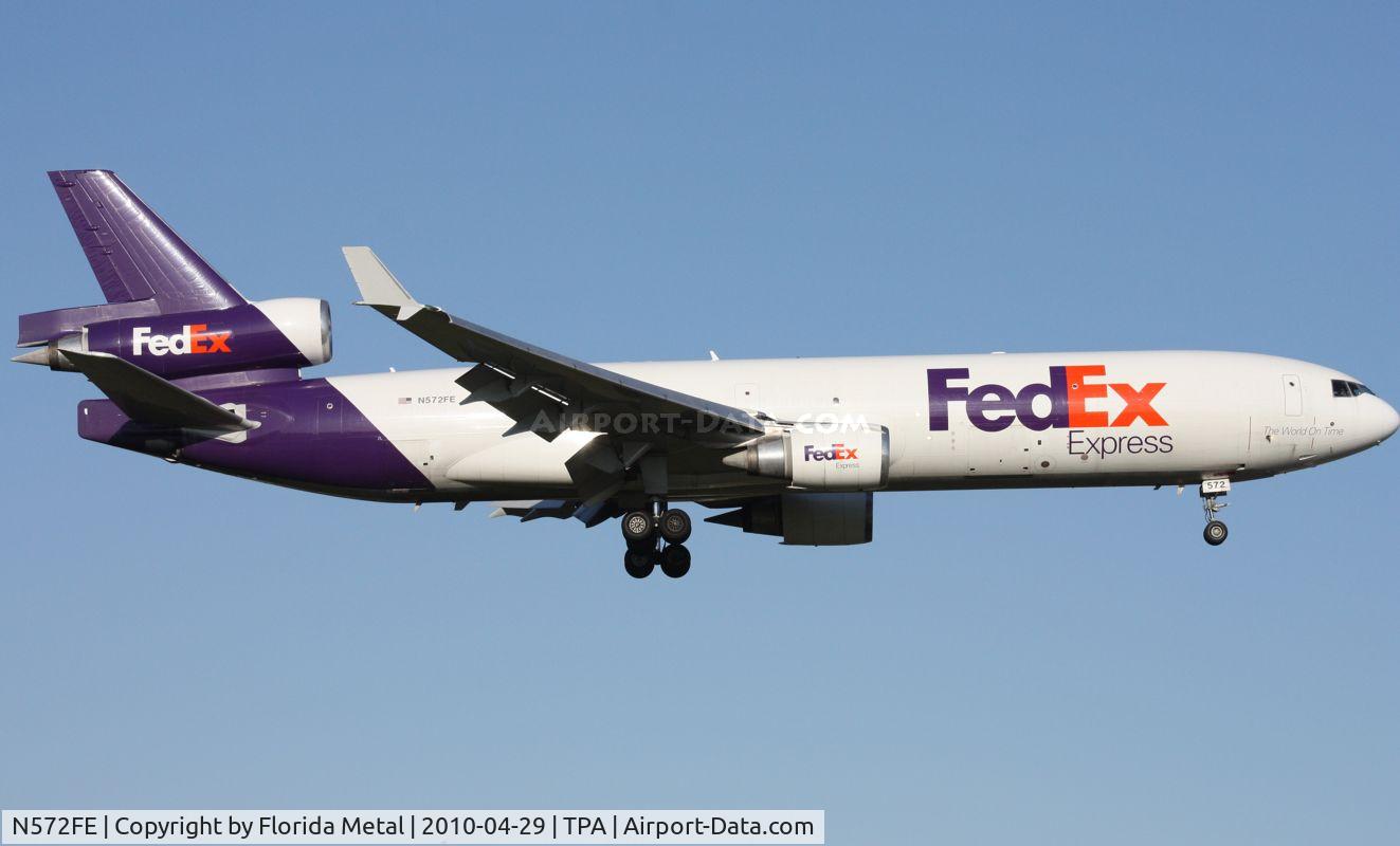 N572FE, 2003 McDonnell Douglas MD-11F C/N 48755, Fed Ex MD-11