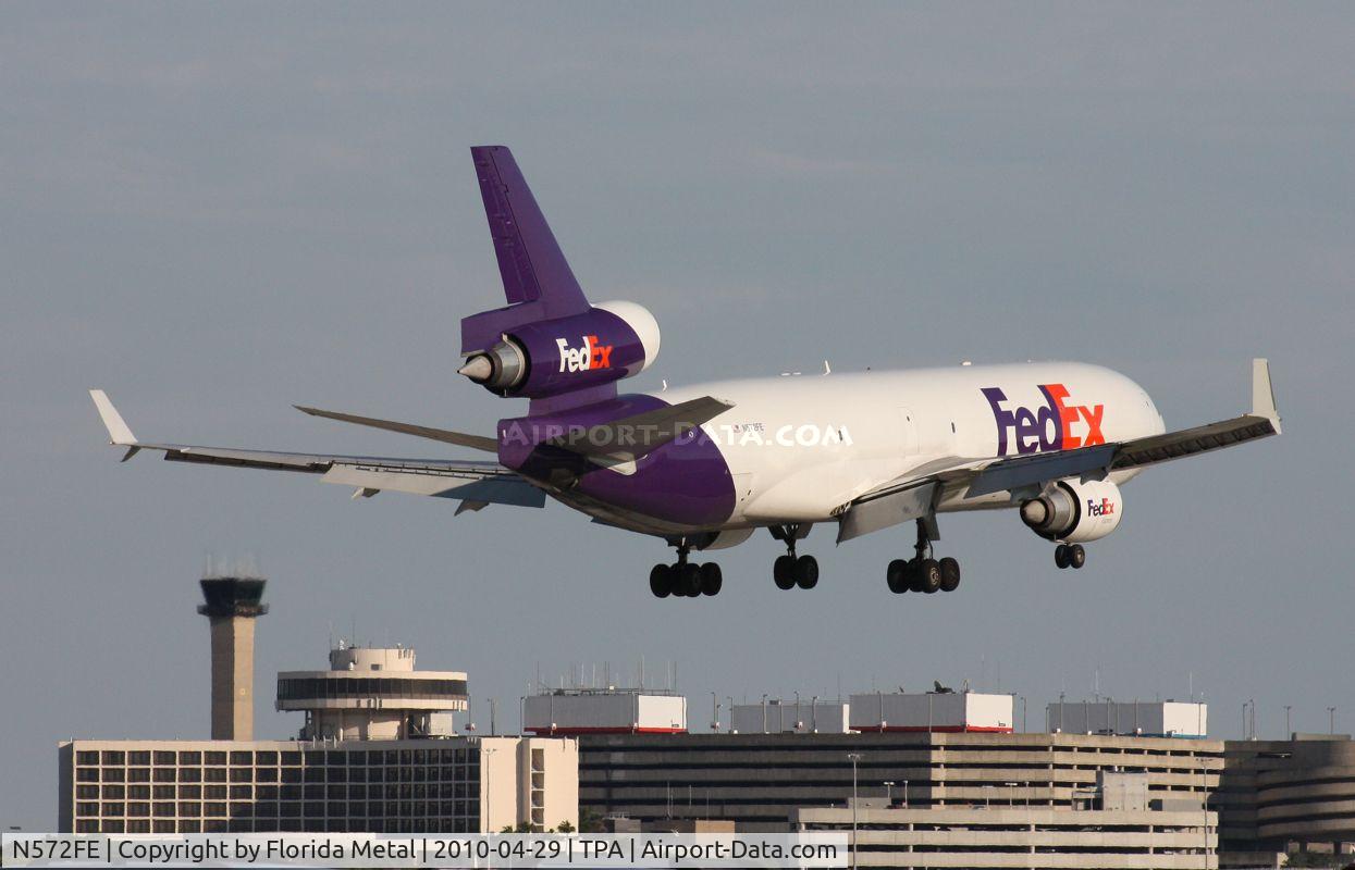 N572FE, 2003 McDonnell Douglas MD-11F C/N 48755, Fed Ex MD-11