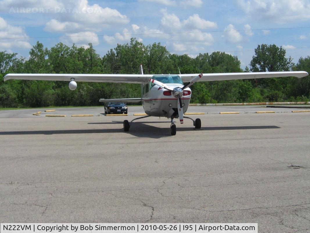 N222VM, 1980 Cessna T210N Turbo Centurion C/N 21063908, On the ramp at Kenton, Ohio